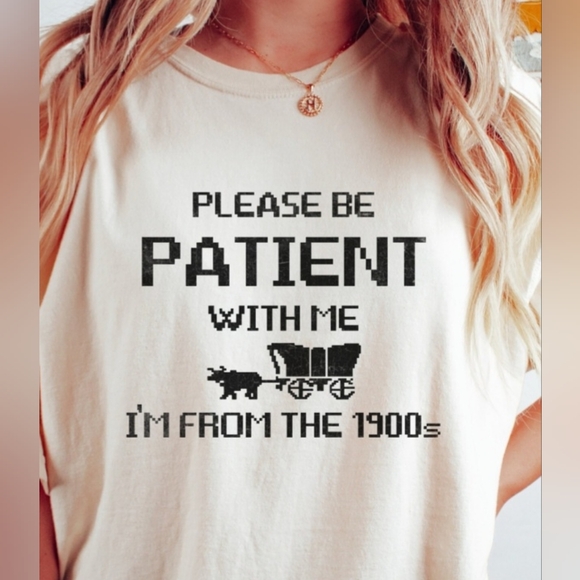 Handmade Tops - Please Be Patient Handmade Graphic Tee